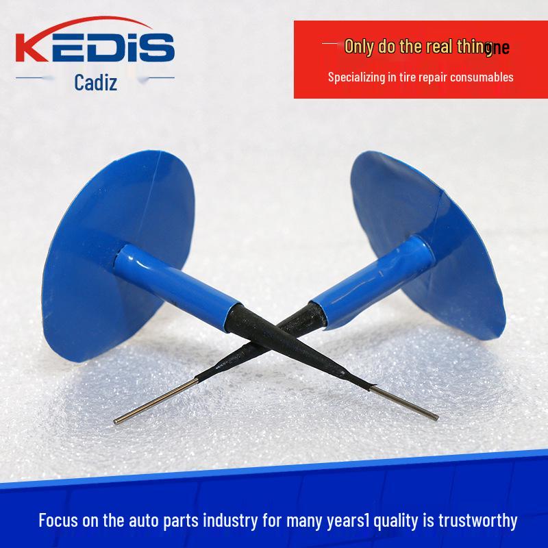 Kades Car Tire Repair Kit: 6mm Mushroom Plugs & Patches