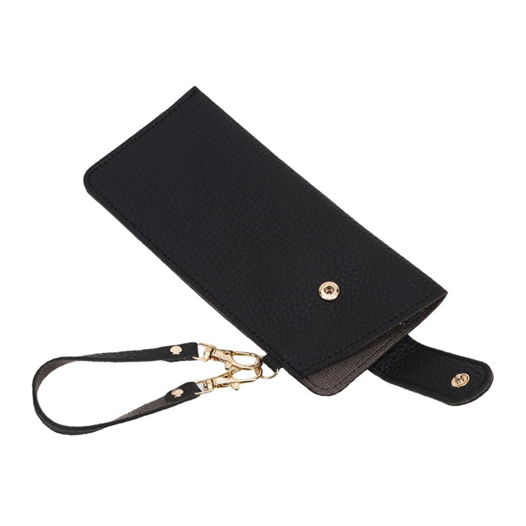 Hanging Glasses Case Soft Leather Sunglasses Storage Bag Portable Hangable Pocket Cases Slim Travel Pouch For Sunglasses Women