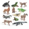 Pvc Chameleon Elephant Lion Figurines Set With Static Design For Classroom Teaching And Home Decor