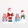 Realistic Christmas Snowman Figurines Merry Christmas Decorations  Micro Landscape Garden Decor