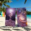 Полотенце Alex Grey Trippy Psychedelic Art для кемпинга на открытом воздухе, пляжное полотенце, супервпитывающее, быстросохнущее, летнее полотенце