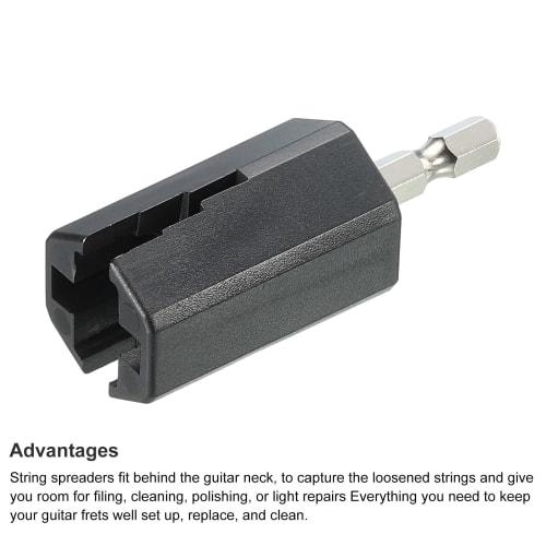 PATIKIL Соберите Электродрель Шестигранная Головка для Намотки Струн Гитары Детали Инструмента Аксессуары для Электрической Акустической Гитары и Баса