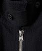 Horlisun Visitor Harrington Seersucker Jacket Black