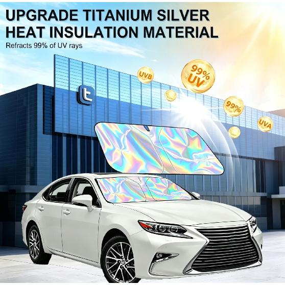 2026 Laser Car Windshield Sun Shade For BMW 1/3/4/5 Series X1 X3 X5 E46, E90, E60,F10,F30,U11 Summer Essential Car Protection