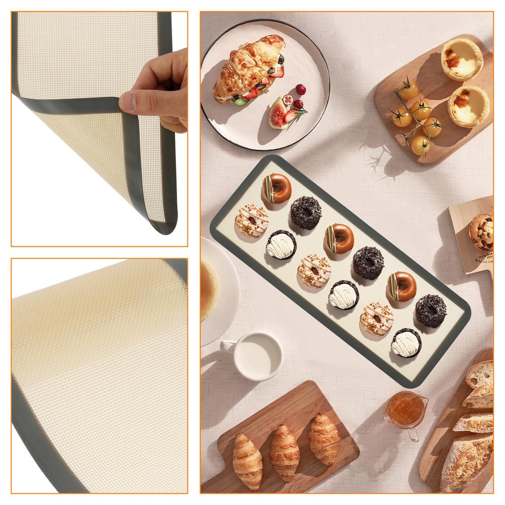 5Pcs Silicone Mats for Freeze Dryer Reusable Silicone Baking Sheet Non-stick Air Fryer Trays Liners Kitchen Baking Utensils