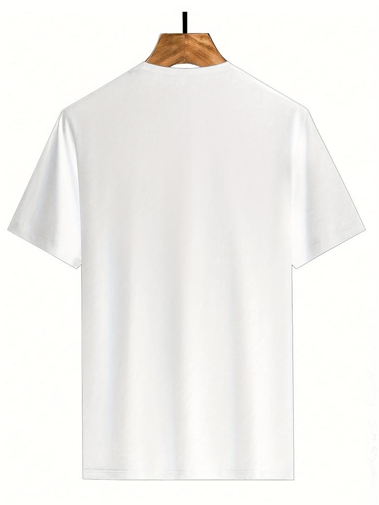 Ladies' Colorful One Love Printed T-shirt - Corolla Pattern Casual Round Neck Short Sleeve Top Casual Round Neck T-shirt