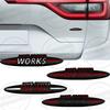 Metal For John Cooper Works Mini Cooper S JCW R56 R57 Countryman Clubman Paceman Grille Sticker Car Rear Trunk Body Emblem Badge qclyn77