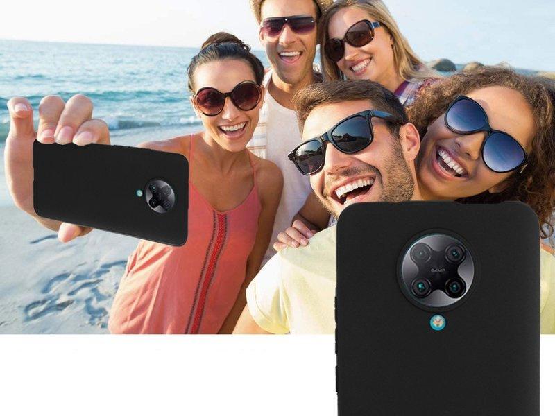 Alogy Slim Case for Xiaomi Redmi K30 Pro Black + Alogy Full Glass