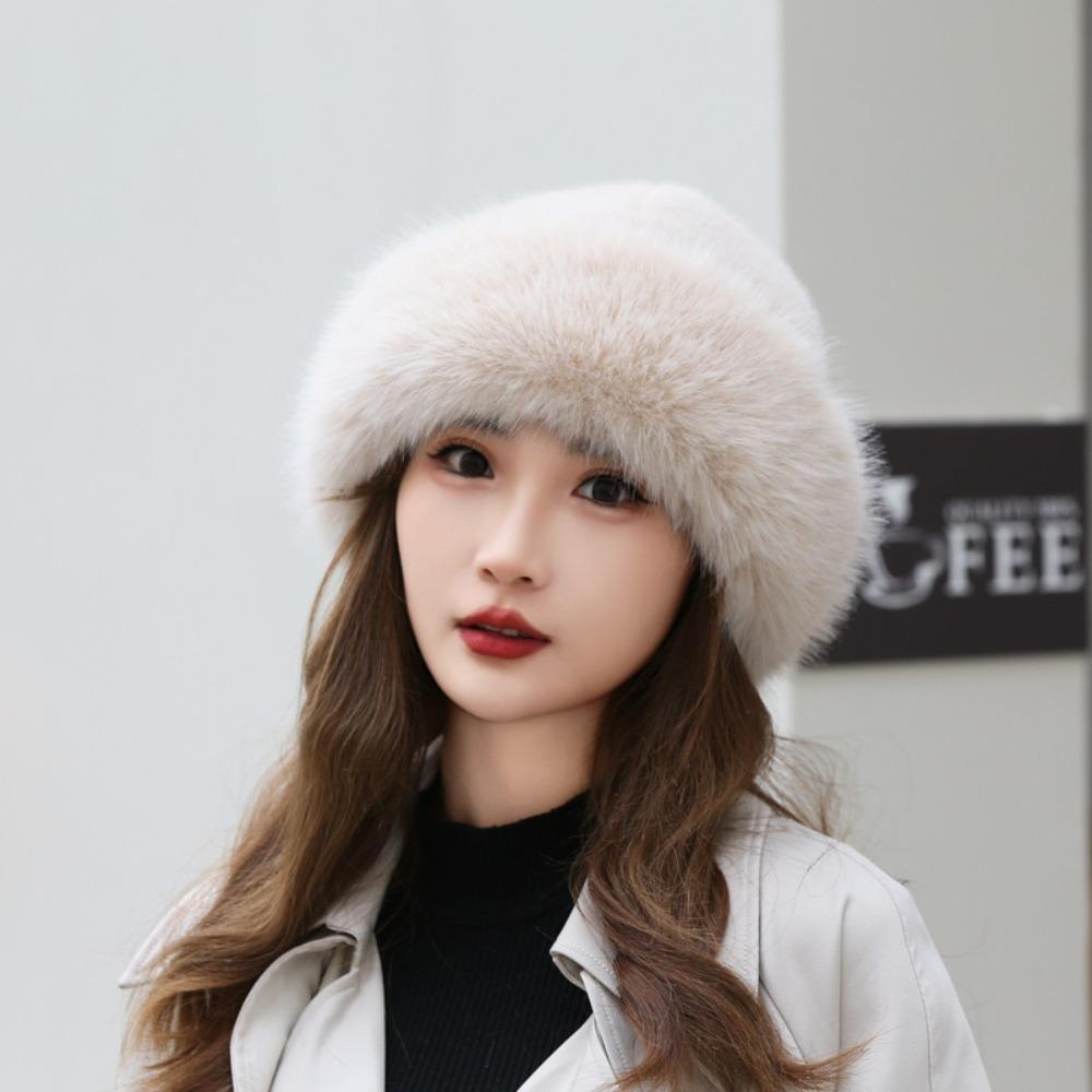 Solid Earmuffs Cap Warm Berets Gifts Winter Hat  Women's
