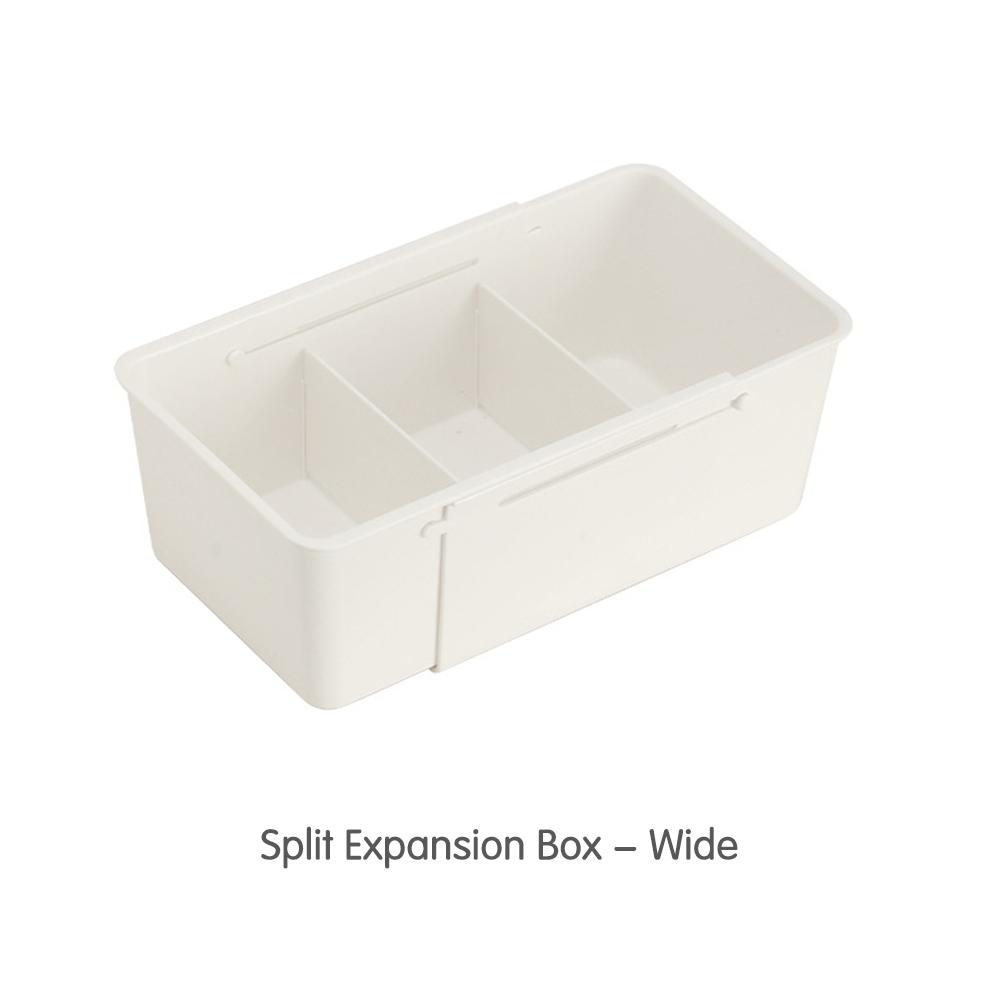 Retractable Drawer Organizer For Desk Length Adjustable Compartment Storage Box Clothes Container Makeup Sorting Storage Box