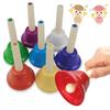 Musical Bells, Hand Bells, 8 Notes, Musical Instrument, Bell Toy, Percussion Instrument (Large Size)