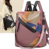 Рюкзак Color Block для женщин, рюкзак для поездок на работу, большой емкости, защита от кражи