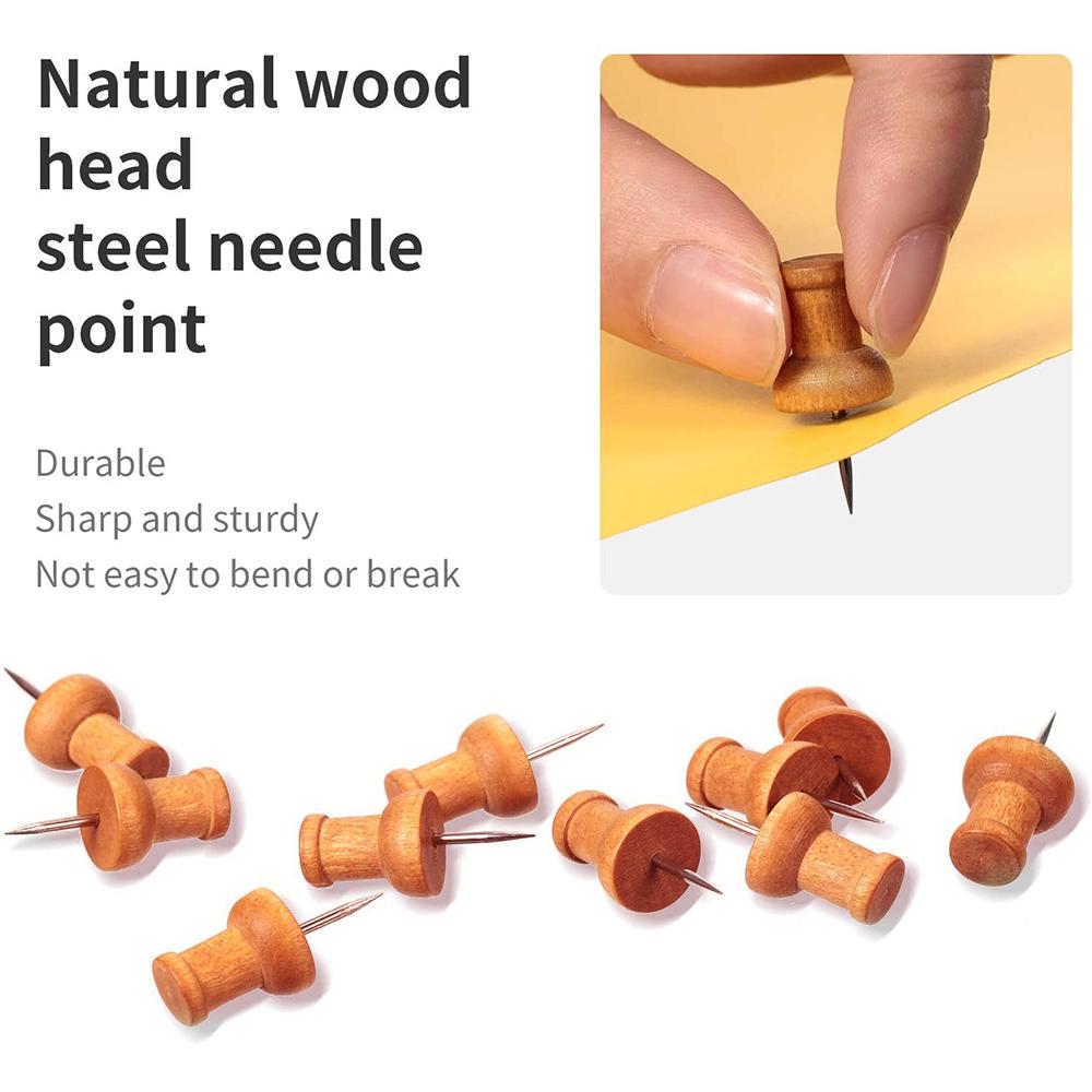 Drawing for Photos Wall Studs Cork Boards Map Tacks Thumbtack Pins Wooden Push Pins Map Markers