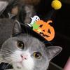 Halloween Party Pet Hat Ghosts Pumpkin Headdress Cloth Cap Small Dog Cat Funny Halloween Costume
