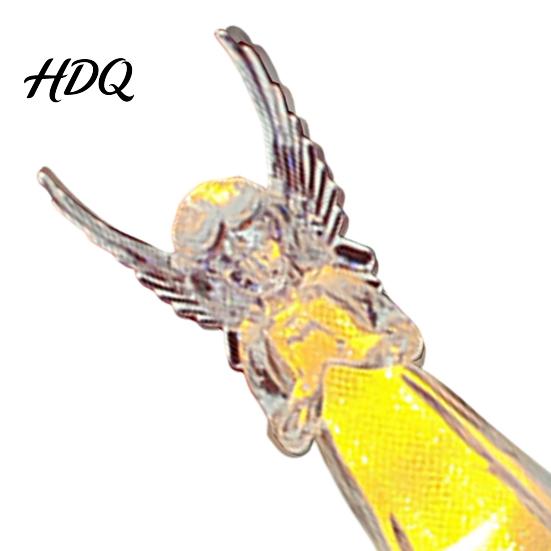 Декоративная хрустальная ангел-хранитель ночник Маленькая для молитвы, чтения, игры музыки Светодиодная прикроватная лампа Фигурка со светодиодной подсветкой для стола,