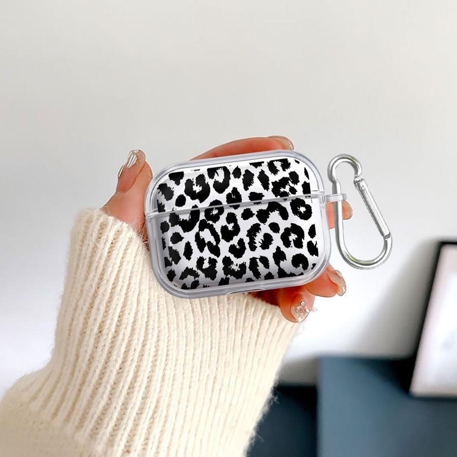 Прозрачные чехлы для наушников с принтом леопарда Чехол-обложка Для Airpods 4 1 Pro3 2 3 Pro2 Pro