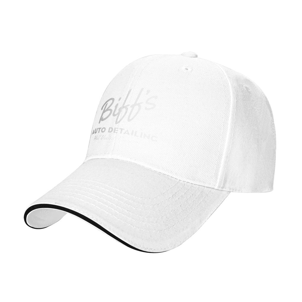 Fashion Biff s Auto Detailing Logo (Back to the Future) Curved Brim Baseball Cap Denim Dad Hat Unisex Hat