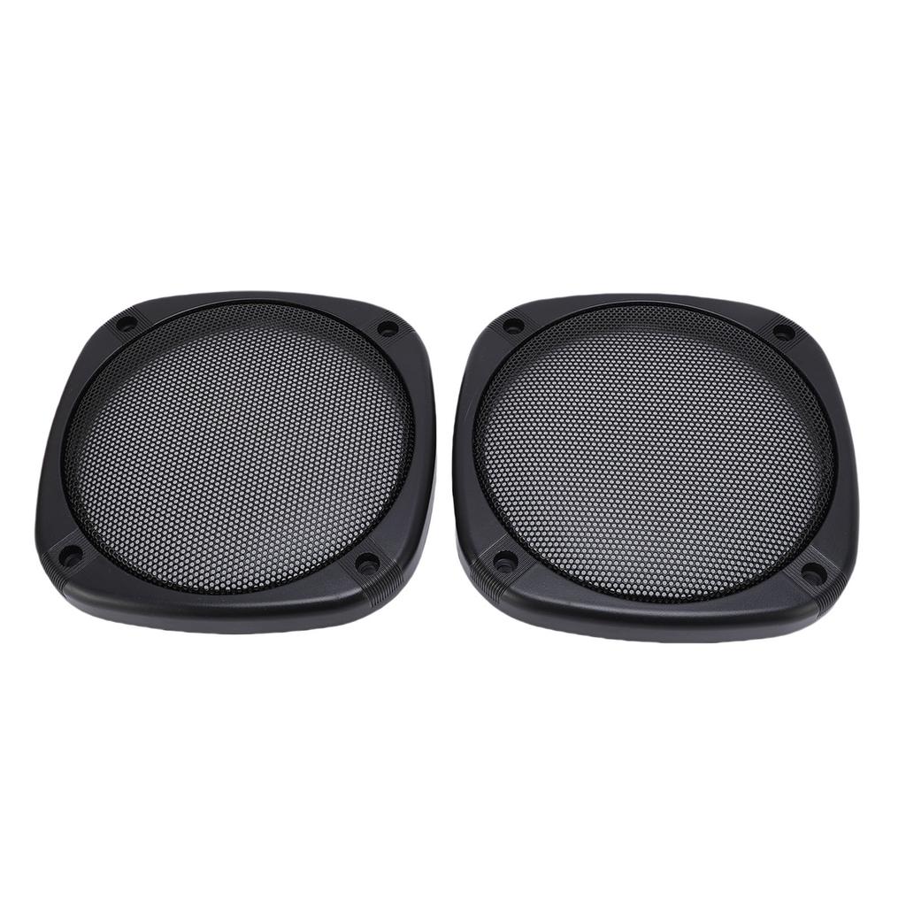 2Pcs Ceiling Speaker Grille Covers Commercial Metal Mesh Car Decorative Grills Accessory Part with 8 Mouting Screws