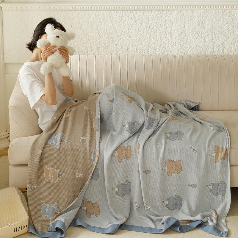 Легкое летнее одеяло из бамбуково-хлопковой марли