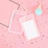 Transparent Card Set Custom Plastic Bus Card Cover Badge Protector
