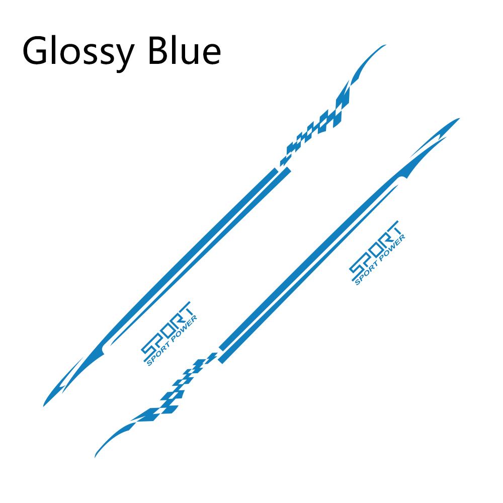 4 шт. автомобильные длинные боковые наклейки на талию для Qashqai Prado Sportage Range Rover Tucson BMW Duster CX-5 SUV виниловый тюнинг