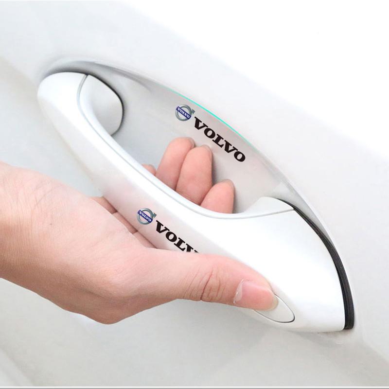 Car Sticker Door Handle Bowl Scratch Protective Sticker For Volvo C40 V60 V40 XC90 S60 C30 XC60 V50 V70 S90 XC40 S80 V90 S40 S90