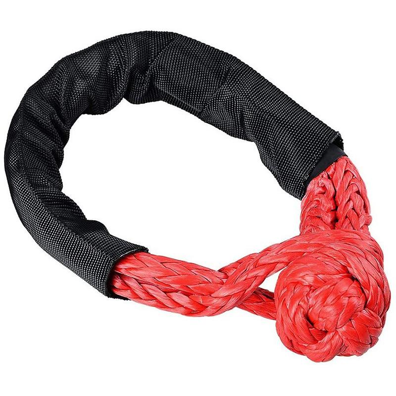 22-дюймовый 15-тонный мягкий трос с петлей для буксировочной лебедки, ремень для эвакуации