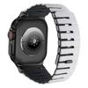 Двухцветный магнитный силиконовый ремешок для Apple Watch S1-9SE - Спортивный и повседневный стиль