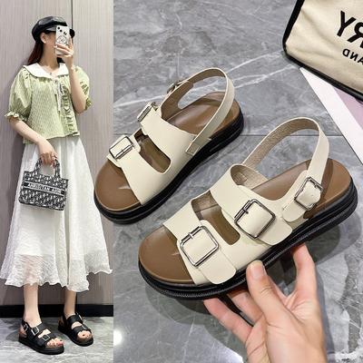 Женские летние новые удобные модные повседневные пляжные сандалии на платформе