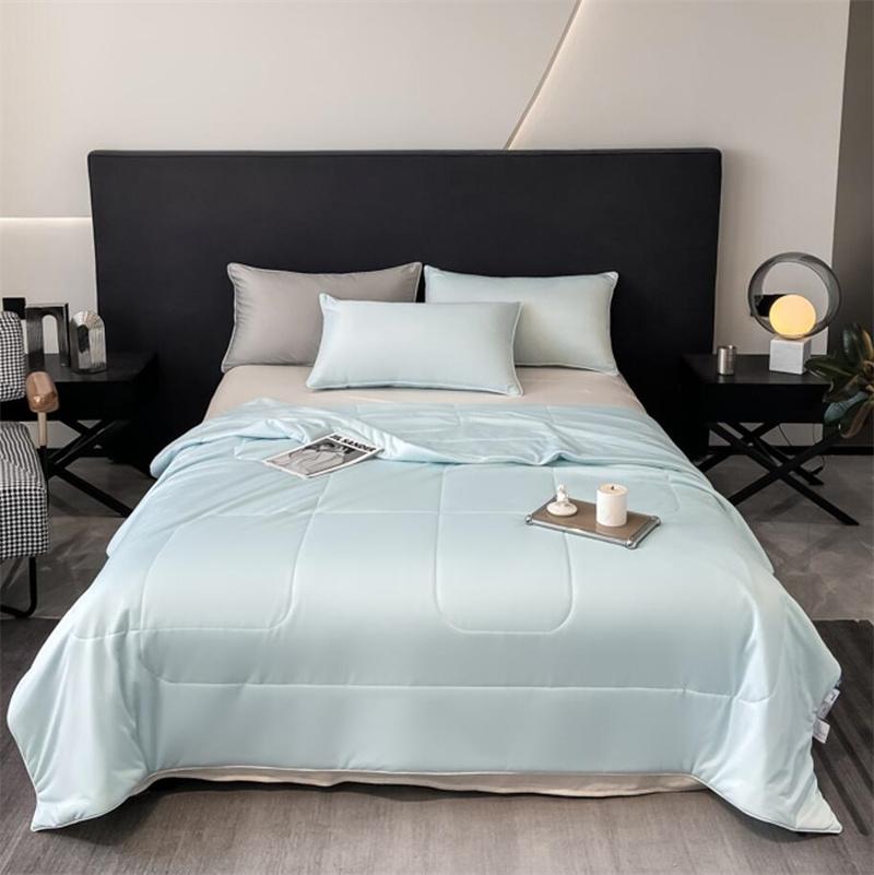 Высококачественное охлаждающее одеяло, холодная ткань поглощает тепло тела, мягкое кондиционирующее одеяло, гладкое легкое летнее одеяло