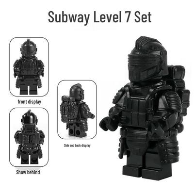 Набор 7-го уровня Metro Royale для Peacekeeper Elite: Броня Минифигурки Строительные блоки Совместимые с LEGO