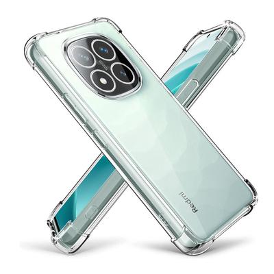 Для Redmi Note 14 Pro 5G чехол прозрачный противоударный подушка безопасности TPU силиконовый мягкий чехол для телефона для Redmi Note 14 Pro Plus бампер чехол Shell