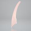 Eyebrow Trimmers Meniscus Shaped Portable Anti-Scratch Blades Eyebrow Razor with Protective Cover