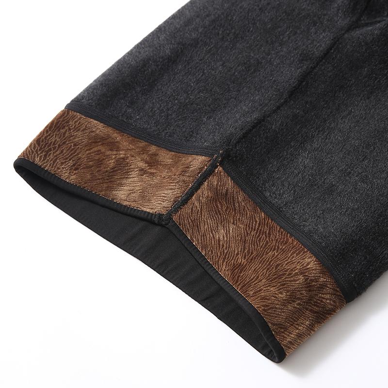 1500D 2000D Thick Velvet Warm Stepping Pants