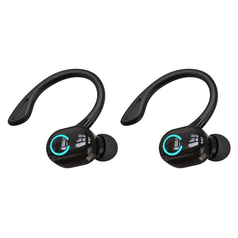 S10 Беспроводные деловые наушники с ушным крючком Bluetooth 5.2 Гарнитура с микрофоном HIFI Стерео наушники с голосовым управлением Водонепроницаемые шумоподавление