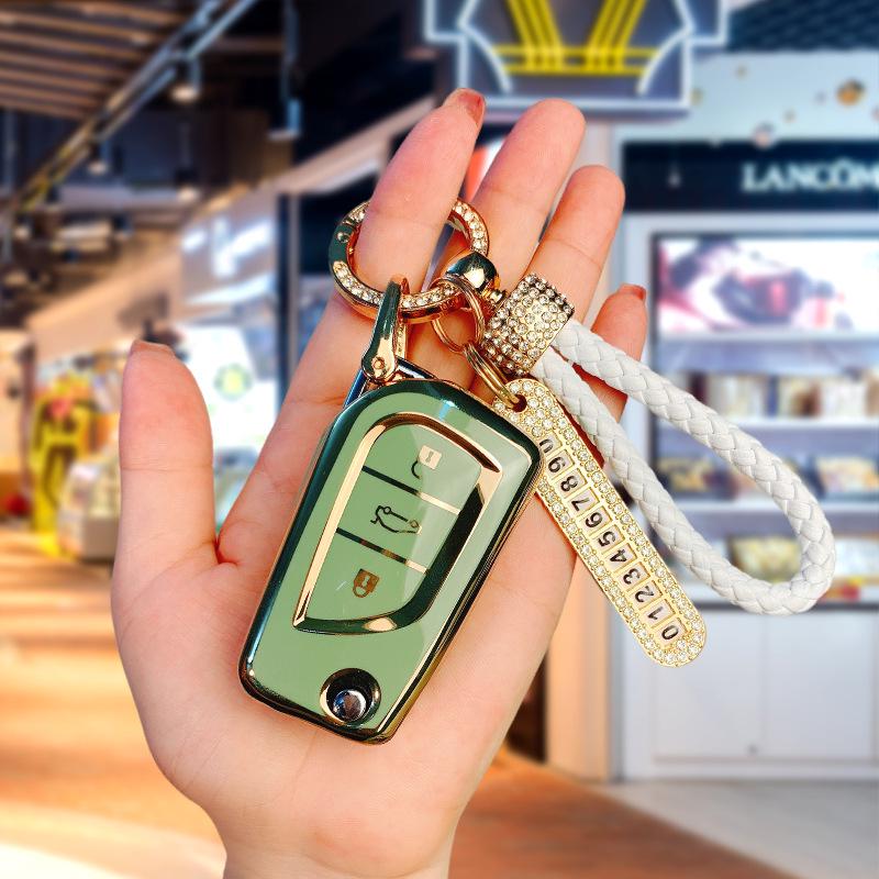 Чехол для ключа Toyota из ТПУ для Corolla, Camry, Levin, Avalon, RAV4, C-HR, Highlander