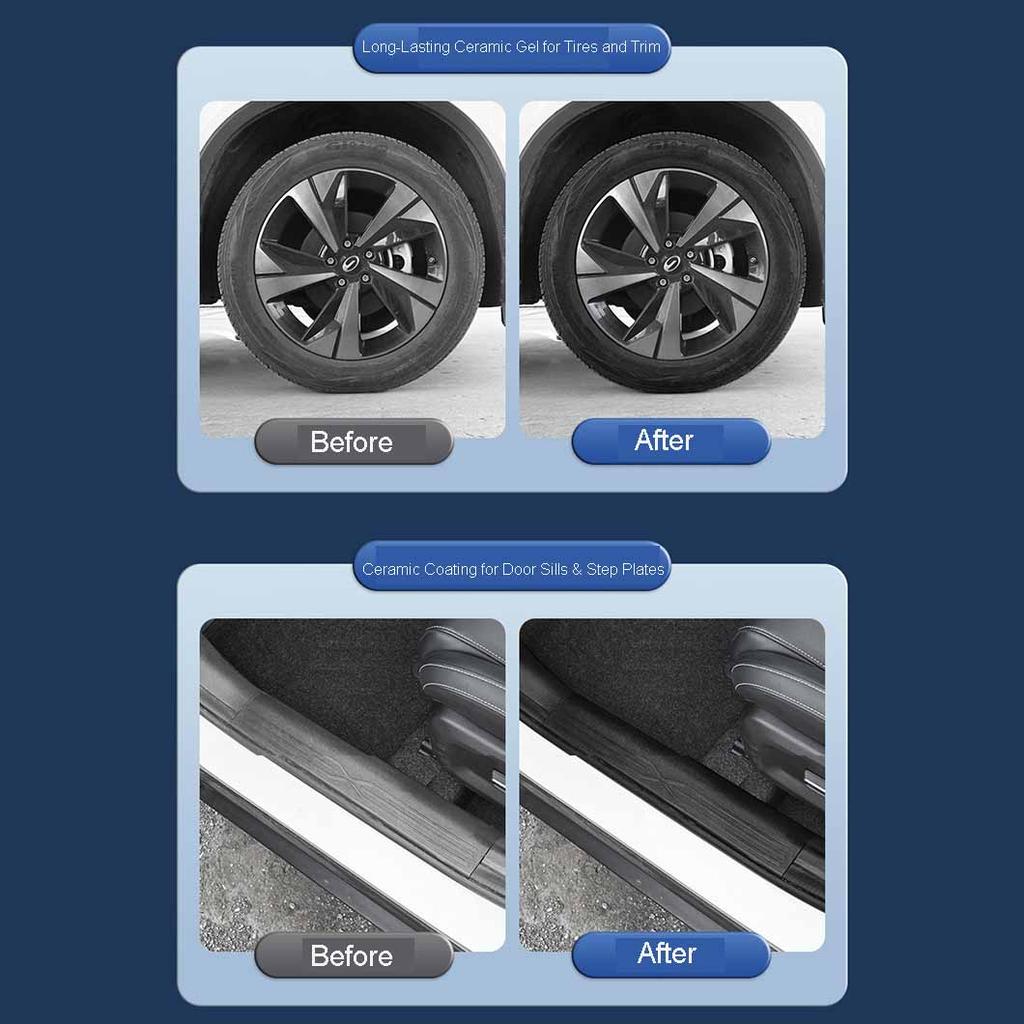 Восстановитель пластика и керамическое покрытие Очиститель пыли для отделки приборной панели салона автомобиля, Полироль и защитное средство от пыли для винила, резины