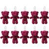 10Pcs Cartoon Animal Little Bear Plush Toy Stuffed Bear Plush Dolls  Holiday Gift