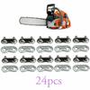 24 шт. 3/8\" Звенья цепи бензопилы для типа Oregon #72 Ремонтные предварительно собранные звенья Цепи 050-058 для деревообработки Запчасти для бензопилы
