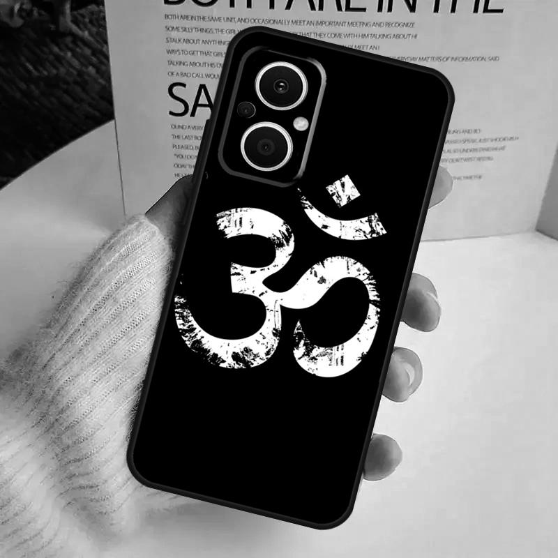 Aum Om Yoga Symbol Fitness Gym для OPPO Reno 11 F 10 Pro 4Z 5Z 8T 4 5 6 7 8 Lite OPPO Find X3 X6 Pro X2 Neo X5 Lite чехол