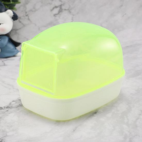 Автоматическая дверь в ванной комнате для хомяка, душевая комната для домашних животных, прозрачная туалетная комната для крыс, шиншилл, маленьких животных