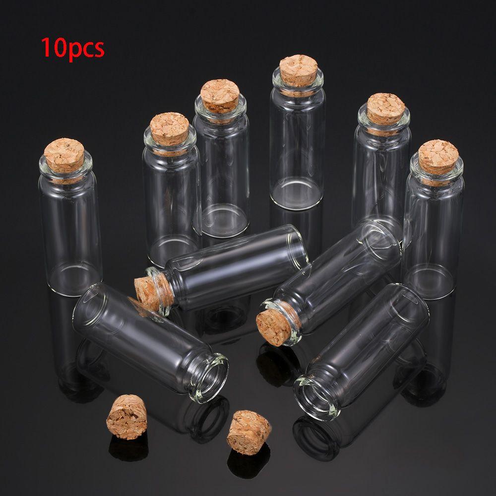 Wishing Tiny Small Mini Containers Message Bottles Transparent Wishing Bottle With Cork Stopper