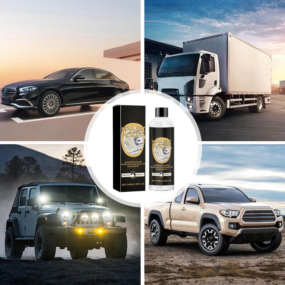 Комплект для полировки автомобильных фар, набор для ремонта и восстановления, ремонтное покрытие, обслуживание и придание яркости, набор для ухода за лампами для автомобилей