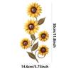 3D Metal Sunflower Wall Decor, Outdoor Decorative Fence Yard Garden Ornaments