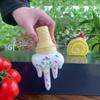 Тающая скульптура мороженого - Реалистичное искусственное украшение для входа в десертный магазин, открытого торгового центра, магазина и экспозиций на сладкую тематику