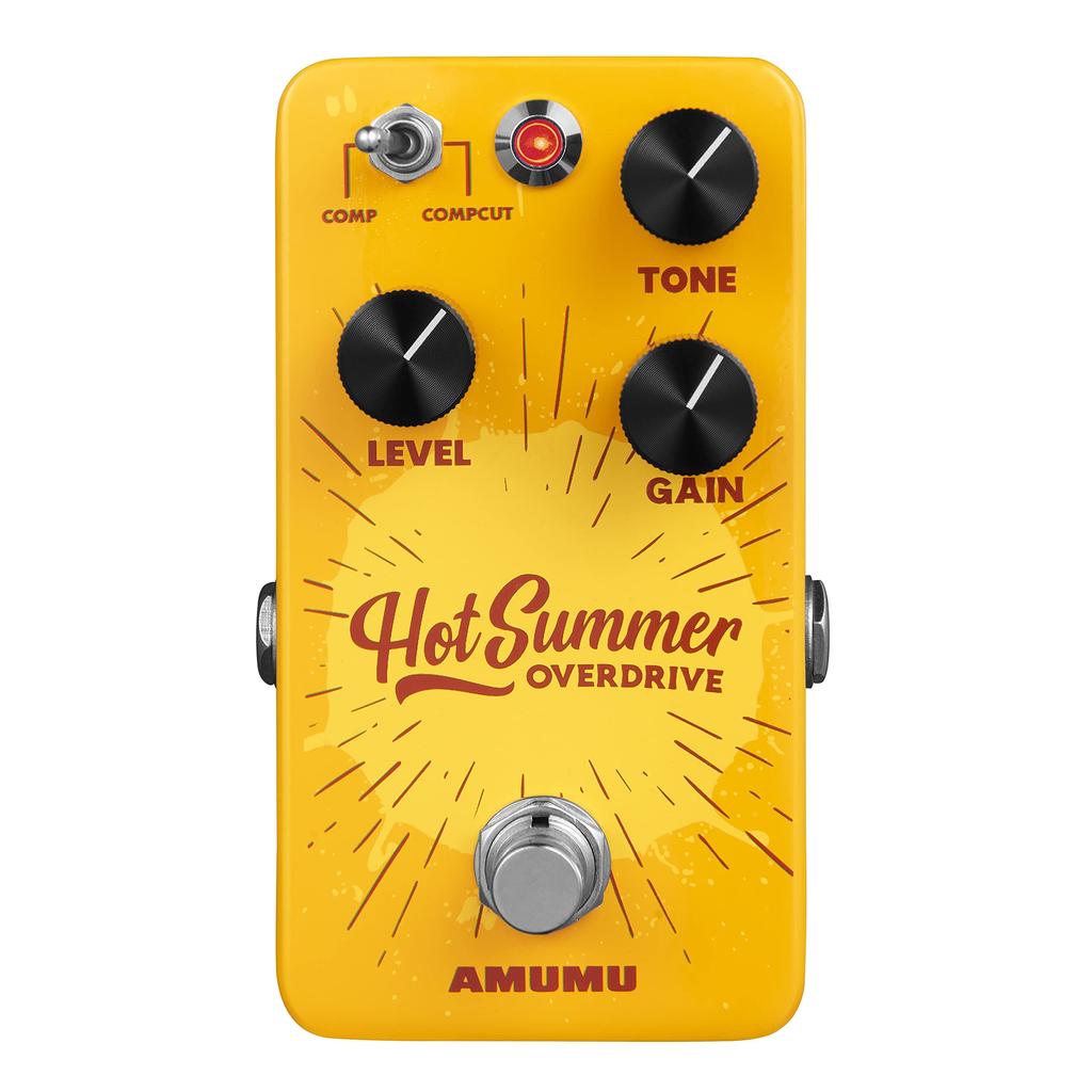[AMUMU] HOT SUMMER Overdrive Guitar Effects Pedal Handmade