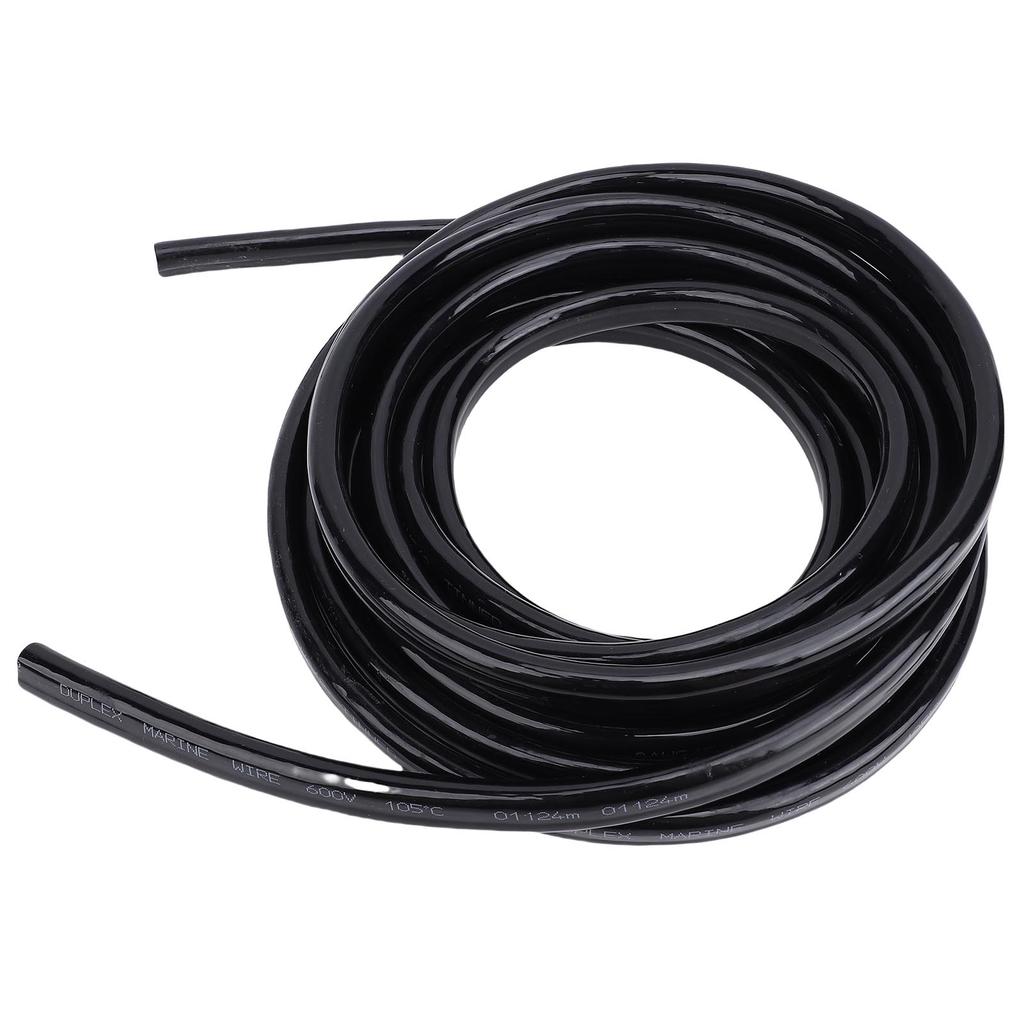 Морской провод 8 калибра 8 AWG 30 футов Дуплексный морской электрический провод Бескислородная медь для автомобильной промышленности