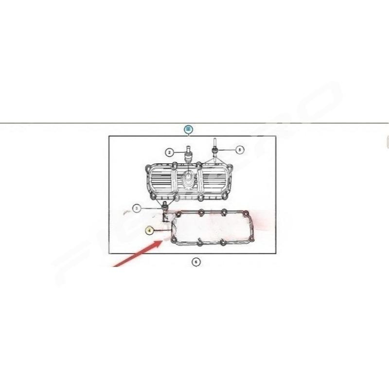 For Chrysler Pacifica for Dodge Caravan for Jeep Wrangler Genuine 3.0 3.3 3.8 Displacement Valve Cover Gasket