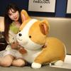 Simulation Puppy Cute Corgi Plush Toy Cloth Doll Dog Doll Throw Pillow Puppet Birthday Gift