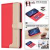 Realme C61 Mobile Phone Case Color Matching Anti-drop Realme Note 60 Clamshell Leather Case Business Card
